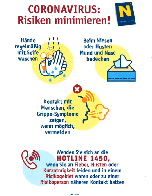 COVID-19 Info Nr.8: Bisamberg und Klein-Engersdorf helfen