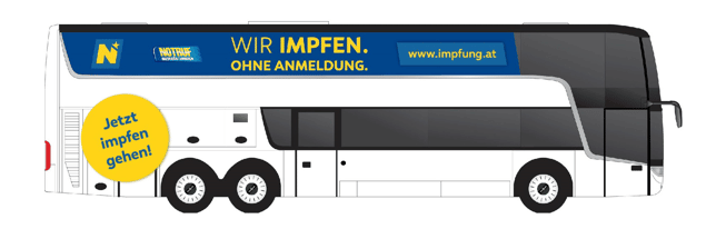Impfen ohne Termin: Impfbus in Bisamberg am 21.12.2021!