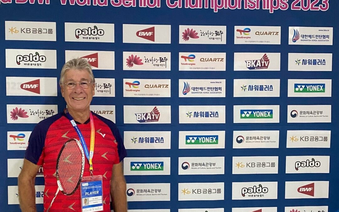 Ein Bisamberger bei der Badminton Senioren-WM