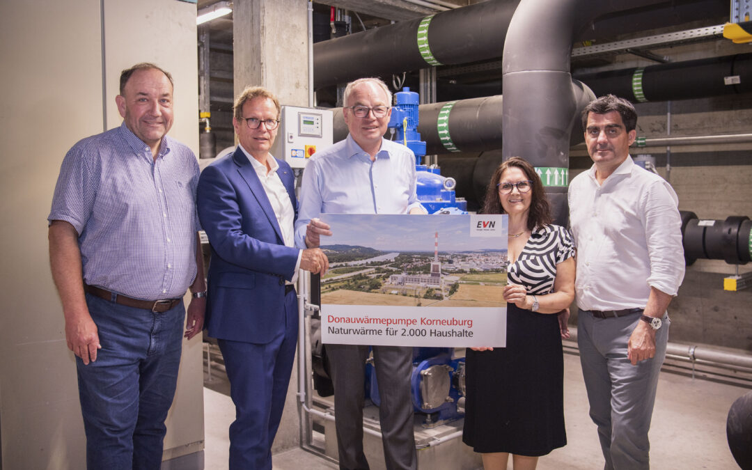 Erneuerbare Energie aus Wasser & Sonne: Großwärmepumpe übernimmt Wärmeversorgung in Korneuburg