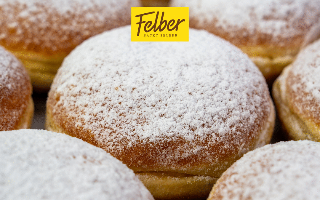 Frische Faschingskrapfen am Faschingsdienstag in der Felber-Filiale Bisamberg