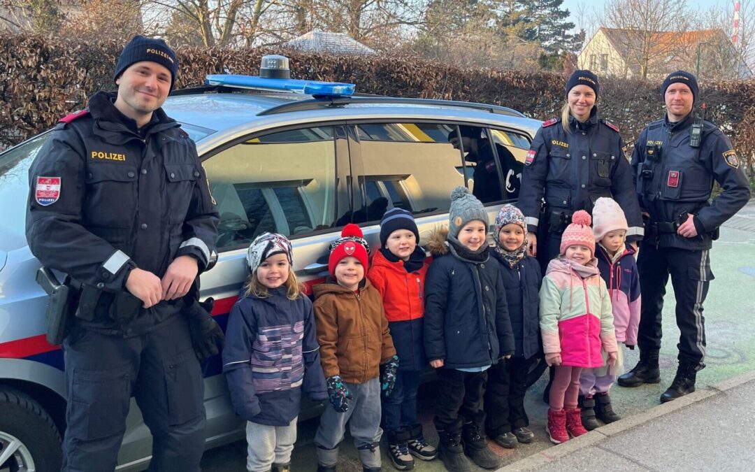 „Polizeieinsatz“ im Kindergarten Bisamberg