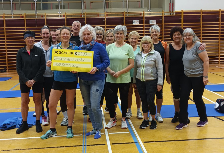 X-Mas-Charityaktion der Sportunion Bisamberg sammelte 2.600 Euro für guten Zweck