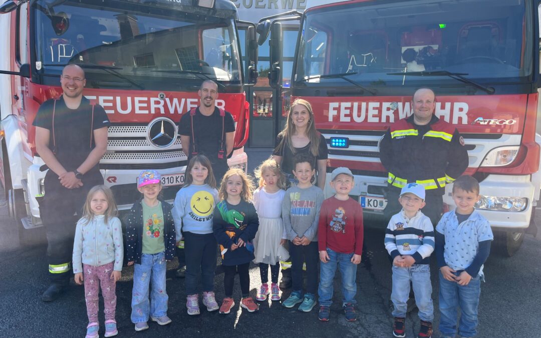 KiGa Bisamberg: Ein toller Tag bei der Feuerwehr