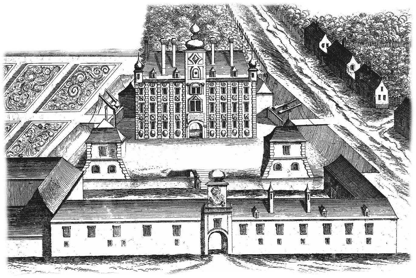 Schloss Bisamberg Anfang des Jahres 1945