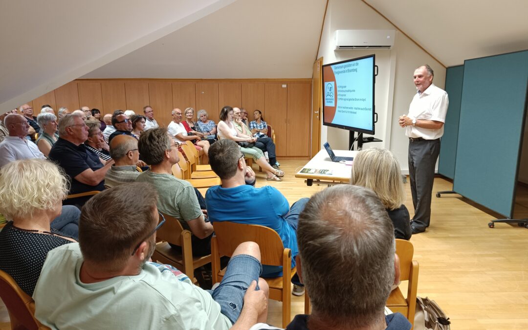 Großes Bürger/innen-Interesse an der Energiewende Bisamberg