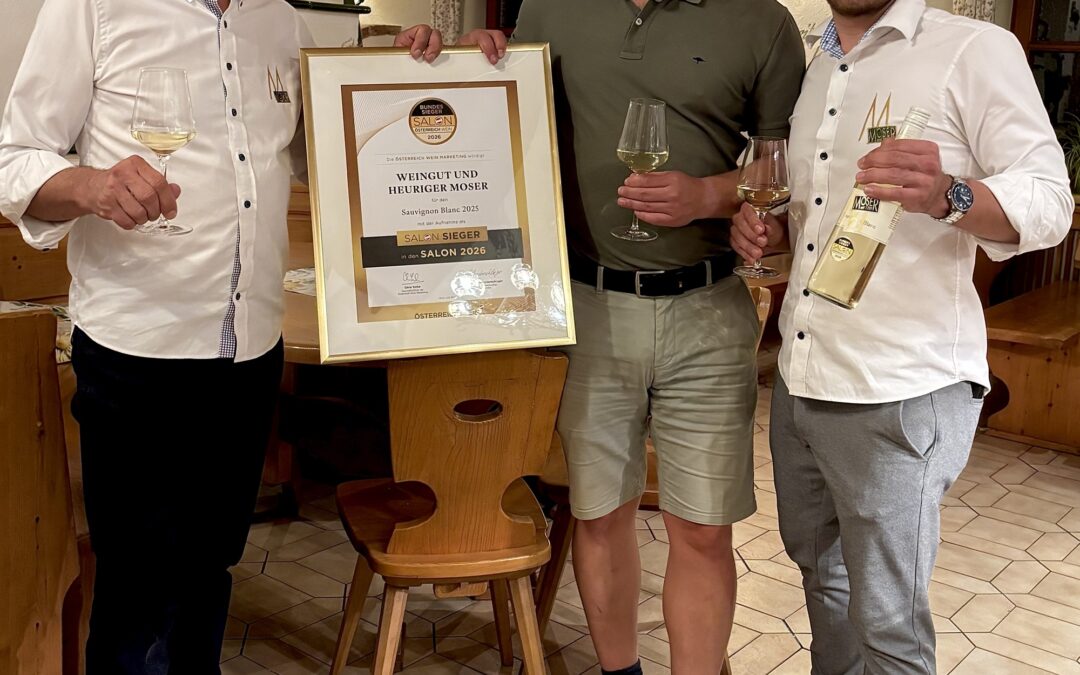 Heuriger Moser aus Kleinengersdorf feiert SALON-Sieg mit Sauvignon Blanc 2025